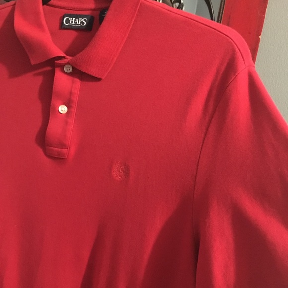 Mens Red Polos Shirt - Picture 5 of 13